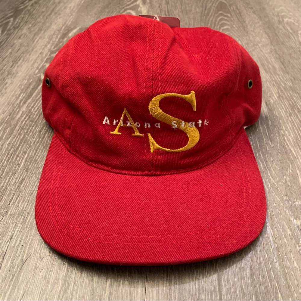 Vintage Arizona State Sun Devils NCAA Adjustable Strapback Hat Adult OSFA NWT